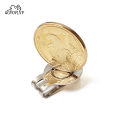Golf Ball Marker year of the Golden Snake With Magnetic Cap Clips For Golfer Boys Girl Alloy Marker Golf Accessories.