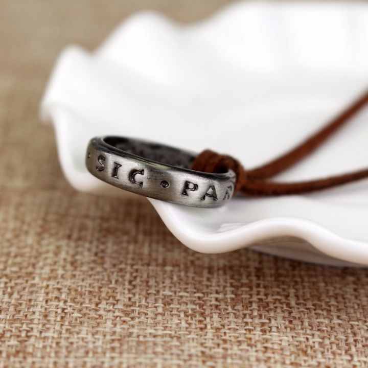Movie%20Game%20Uncharted%204%20Necklace%20Nathan%20Drake%20Cosplay%20Ring%20Leather%20Code%20Ancient%20Vintage%20Pendant%20Jewelry%20Prop%20-%20Image%202