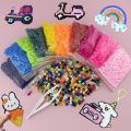 2000PCs 5MM Hama Beads Pixel Puzzle Mixed Color Hama Beads Diy  Handmade Children's Toys  Supplementary OPP Bag. 