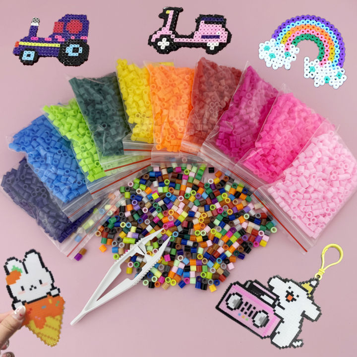 2000PCs%205MM%20Hama%20Beads%20Pixel%20Puzzle%20Mixed%20Color%20Hama%20Beads%20Diy%20%20Handmade%20Children's%20Toys%20%20Supplementary%20OPP%20Bag%20-%20Image%204