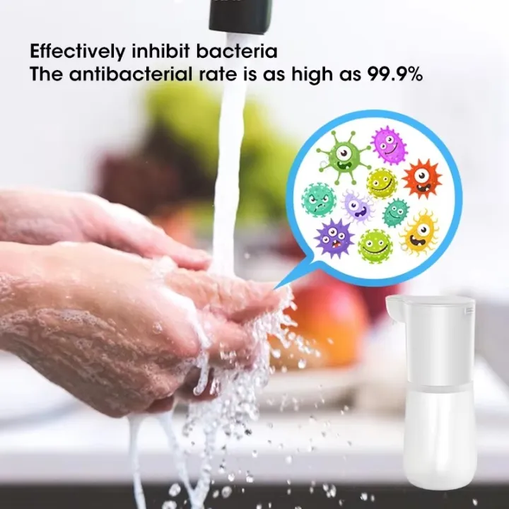 350ML%20Touchless%20Liquid%20Soap%20Dispenser%20Foam%20USB%20Rechargeable%20Foam%20Hand%20Washer%20Machine%20Bathroom%20Smart%20Infrared%20SensorSoapDispenser%20-%20Image%203
