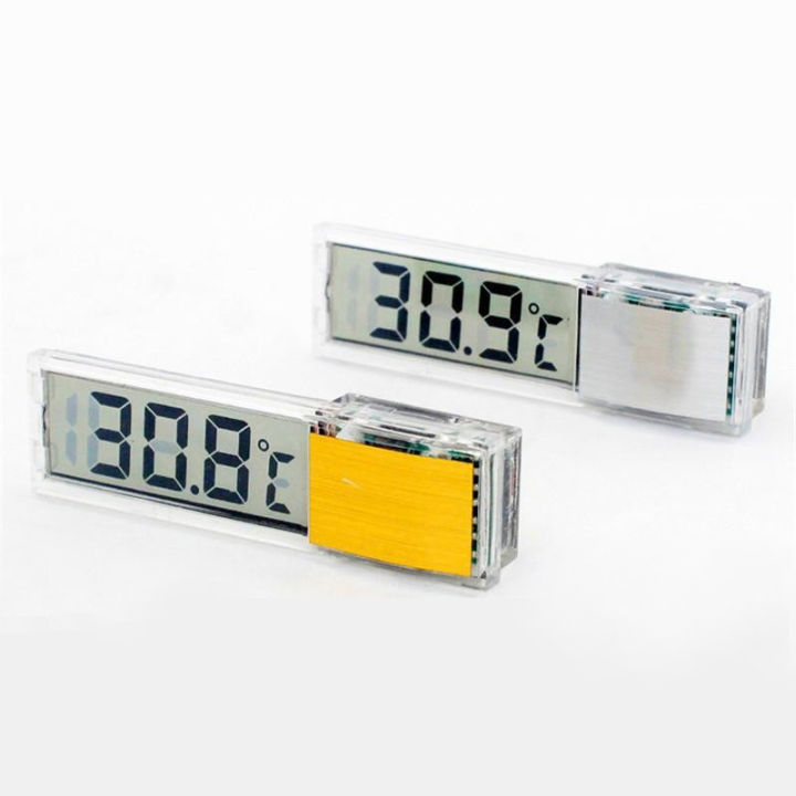 Waterproof Aquarium Thermometer 3D Digital LCD Electronic Fish Tank Temperature Fish Turtle Temp Meter Aquarium Decoration