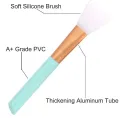 2 pcs combo Soft Silicone Facial Mixing Brush Applicator Tool. 