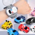 Mini Remote Control Car Watch Toys 2.4 GHz Cartoon RC Watch Racing Car USB Charging Watch Car Toy Gift for 3-12 Years Old Kids. 