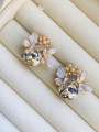 Sparkle Roniya Butterfly Stud Earring with Crystal. 