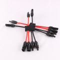 2 to 4/6/8 Y Branch P Solar Connectors for Solar Panels,Tool-Free Connectors 10awg, Solar Panel Splitter,for boat and RV.. 