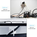 160pcs Zip Tie Mounts Self-Adhesive Backing Cable Organizer Management Clips Wall Anchors for Secure Wire Holding Light fixation. 
