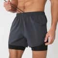 Gym Shorts Men Running Shorts with Liner Pockets Towel Loop Quick Dry Lightweight Workout Men's Breathable Athletic Sport Shorts.
