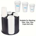 Plastic Cup Dispenser for Disposable Cups Luxury Desktop Storage Organizer Coffee Tea Cup Holder.