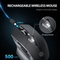 Inphic A1 Bluetooth Mouse Rechargeable 2.4G Wireless Mouse Ergonomic Office Mute Mouse For MacBook Tablet Laptops Computer PC. 