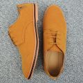 2024 Spring Suede Leather Men Shoes Oxford Casual Shoes Classic Sneakers Comfortable Footwear Dress Shoes Large Size Flats. 