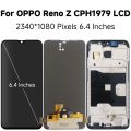 Ori TFT LCD For  Reno Z LCD Display Touch Screen Digitizer Assembly Replacement for renoZ PCDM10 CPH1979 with Frame. 