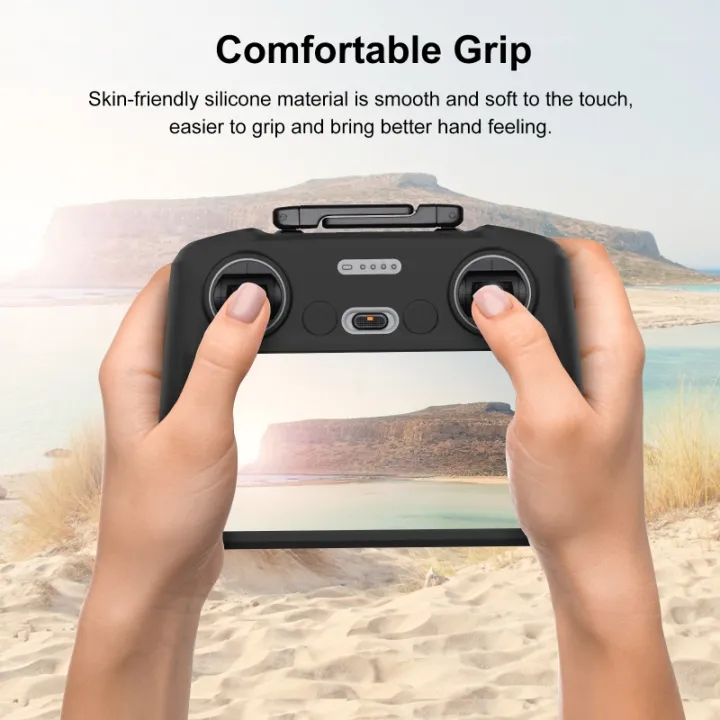 PULUZ%20Silicone%20Protective%20Case%20for%20%20Mini%204%20Pro/%20Air%203%20Remote%20Control%20for%20%20RC%202%20with%20Screen%20Shockproof%20Soft%20Cover%20Accessory%20-%20Image%205