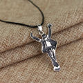 Artist Singer Michael Jackson BAD Necklace Rock Roll Everlasting Classic MJ Pendant Hot Charm Punk Jewelry Men Women .