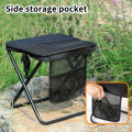 ✰✪Foldable Backpack Stool Portable Folding Stool With Carry Bag Lightweight Mini Easy Carry Outdoor Chair For Travel For Travel. 