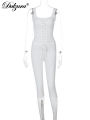 Dulzura Women’S Ribbed  Casual 2 Piece Shorts Set Sleeveless Lace Up Crop Corset And Shorts Matching Set Party Clubwear. 