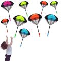 4Pc Hand Throwing Parachute Children Mini Parachute Outdoor Beach Toy Educational Parent Child Entertainment Toys. 