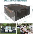 Outdoor Furniture Dust And Waterproof Cover Cloth OxfordCloth Garden Furniture Cover, Courtyard Sofa Table And Chair Cover. 