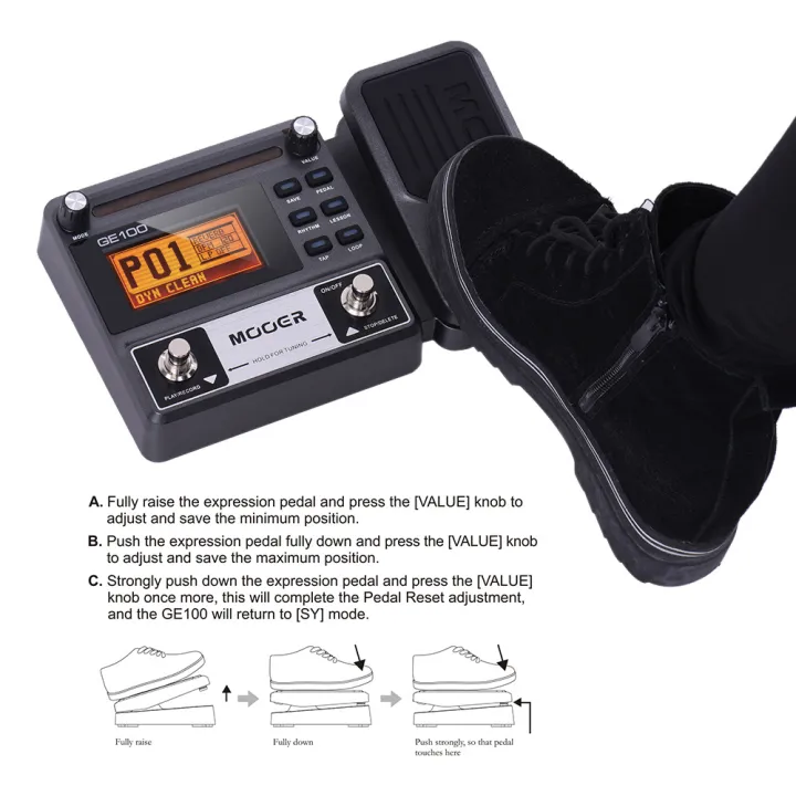 MOOER%20GE100%20Guitar%20Multi-effects%20Processor%20Effect%20Pedal%20with%20Loop%20Recording(180%20Seconds)%20Tuning%20Tap%20Tempo%20Rhythm%20Setting%20Scale%20&%20-%20Image%203