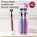 3-Sided Toothbrush for Comprehensive Cleaning | Ideal Angle Design | Raised Tongue Coating Brush | 2-Pack | Soft Bristles for Ge. 