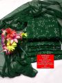 w shirt.Pure chiffon. Handmade work   With Mukesh sitara jaal work. Dupatta.Pure chiffon.   Mukesh work.  Purechiffonlm.Mi. 