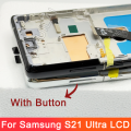 TFT For Samsung Galaxy S21 Ultra 5G LCD Display For Samsung G998B G998B/DS Digital Touch Screen With Frame Replacement. 