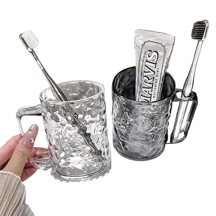 Transparent%20Plastic%20Toothbrush%20Cup%20with%20Handle%20Multipurpose%20Holder%20For%20Mouthwash%20and%20Teeth%20Cleaning%20Tools%20-%20Image%205