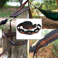 2Pcs High Bearing Capacity Hammock Straps 600lbs Breaking Strength Polyester Hammock Belt Rope 5 Ring Correias De Poliéster.