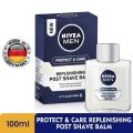 Nivea Men Protect & care replenishing Post Shave Balm 100ml. Aftershave skincare. 
