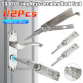 1/2PCS Lockpicking Lock Decoder SS001 O-ring Pickup Kit Pick Locksmith Tools Key Decoder Precision Hook Door Maintenance Repair. 