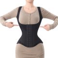 MiiOW U-shaped Waist Trainer Corset Women Shaper Waist Trainer Steel Bone Abdomen Beautiful Back Belt Women's Tank Top Shapewear.
