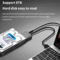 TISHRIC SATA to USB 3.0 Type C To 7 15 22pin Cables External Power For 2.5 3.5 SSD HDD Hard Disk Drive SSD Converter 5TB 6Gbps. 