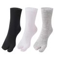 1-5Pair Japanese Style Two Finger Socks Unisex Clog Socks Polyester Toe Separation Socks Kimono Flip Flop Sandal Split Toe Sock.