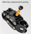 MEROCA Mountain Bike Suspension Stem 7 Degree 90mm Off-Road Touring Cycling Grave Road Bicycle Shock Absorbing Riser Four Links. 
