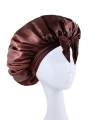 Satin Bonnet Silk Bonnet Adjustable Bonne For Sleeping Hair Bonnet With Tie Band Bonnets For Women Men. 