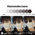 Photochromic Shade Reading Glasses Metal Half Frame Sunglasses Prebyopia Eyeglasses Ultralight For Women&Men 0 +1.0+1.5+2+2.5+4. 