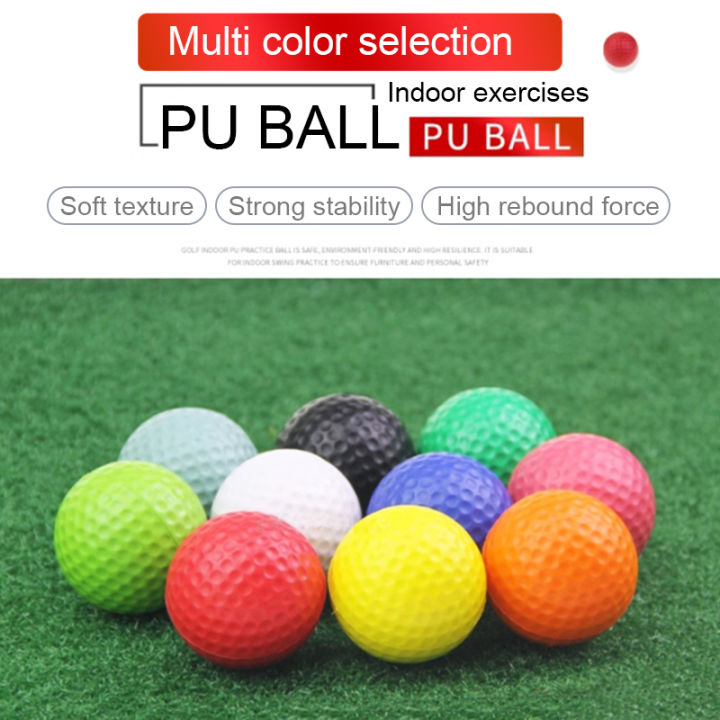 10pcs%20PU%20Foam%20Solid%20Sponge%20Soft%20Indoor%20Golf%20Practice%20Ball%204.2cm%20Children's%20Stress%20Relief%20Kneading%20Toy%20Golf%20Contact%20Accessories%20-%20Image%203