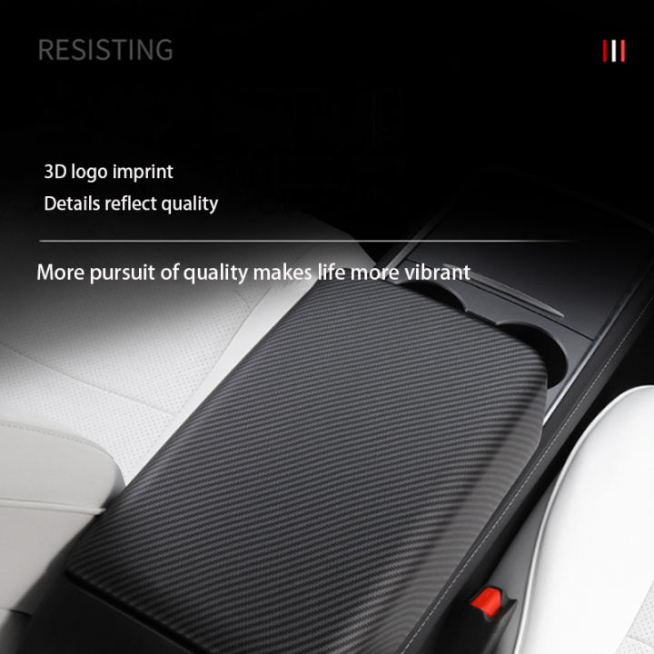 For%20Tesla%20Model%20Y%20Juniper%202025%20Model%203%20Highland%20Carbon%20Fiber%20ABS%20Case%20Center%20Console%20Arm%20Rest%20Lid%20Central%20Armrest%20Box%20Pad%20Cover%20-%20Image%204