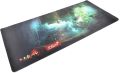AUKEY Gaming Mouse Pad Large XXL (900 X 400 X 3 MM) Thick Extended Mouse Mat Non-Slip Spill-Resistant Desk Pad with Special-Textured Surface, Anti-Fray Stitched Edges for Keyboard, PC - Black. 