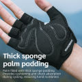 ROCKBROS Bike Gloves Half Finger Summer Breathable Anti-slip SBR Pad Shockproof MTB Road Bicycle Gloves Cycling Shorts Gloves. 
