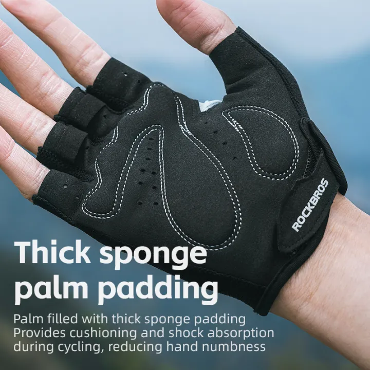 ROCKBROS%20Bike%20Gloves%20Half%20Finger%20Summer%20Breathable%20Anti-slip%20SBR%20Pad%20Shockproof%20MTB%20Road%20Bicycle%20Gloves%20Cycling%20Shorts%20Gloves%20-%20Image%203