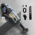 1 Set Car Mounted Vacuum Cleaner Handheld Powerful Suction Rechargeable Car and Home Dual Use Small Wireless Vacuum Cleaner. 