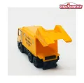 (Outside pack), steel car model, majotte, Hong Kong garbage car, man TGS brand, 100% genuine copyright, can be opened as steel.. 