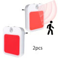 2pcs Night Lights Plug into Wall, LED Motion Sensor Light Indoor，Night Lights for Bedroom,Bathroom,Kitchen,Hallway. 