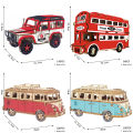 Retro Wooden 3D Car Puzzle Bus Model Suv Thunder DIY Assembly Building Kit Eco-Friendly Toy for Children Kids Home Room Decor. 
