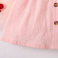 2PCS Baby Girl Pink Short Sleeve Dress with Cute Shoulder Bag Toddler Baby Princess Dress Summer Fashion Clothes for 3-24 Months. 