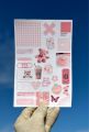 Pink Themed Aesthetic Mini Stickers. 