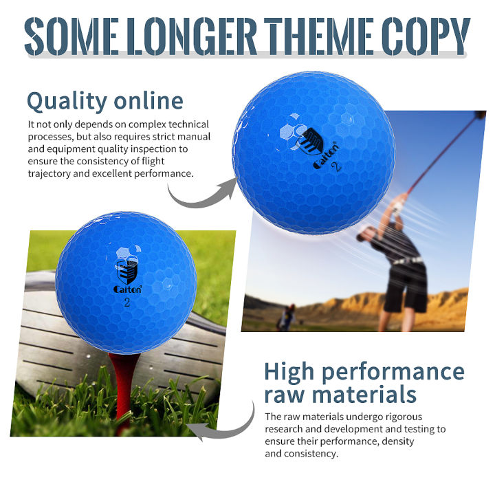 Caiton%203/6/12Pcs%20Blue%20Golf%20Balls%20Dual-Layer%20Crystal-Look%20Finish%20High%20Visibility%20Soft%20Feel%20Spin%20Control%20Durable%20Practice%20Play%20Set%20-%20Image%204