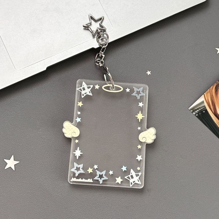 INS%20Fashion%20Simple%20Transparent%20Angel%20Wings%203in%20Card%20Holder%20Y2K%20Korean%20Girl%20Idol%20Photo%20Storage%20Card%20Bag%20Pendant%20Decoration%20%20%EF%BB%BF%20-%20Image%203