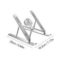 Adjustable Laptop Cooling Stand with Fan, Foldable Portable 7-Level Height Adjustment, Aluminum Alloy Material,. 